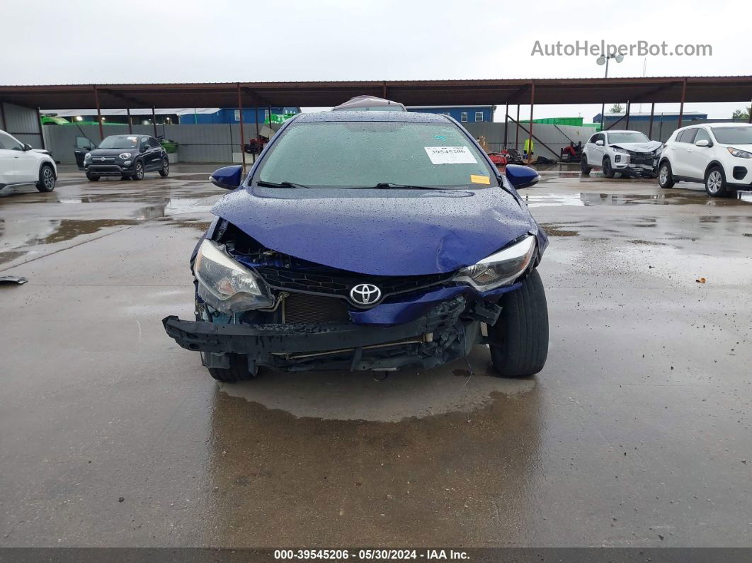 2015 Toyota Corolla S Plus Dark Blue vin: 2T1BURHE7FC242154