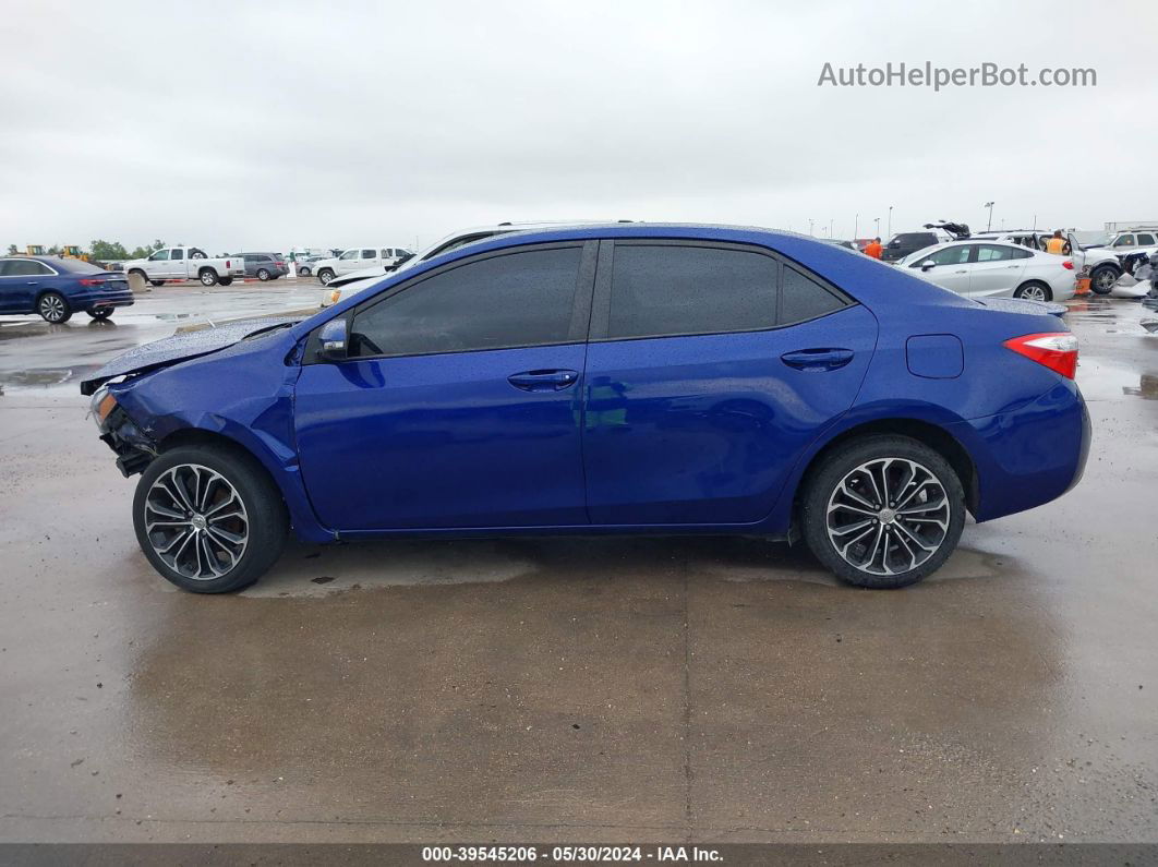 2015 Toyota Corolla S Plus Dark Blue vin: 2T1BURHE7FC242154