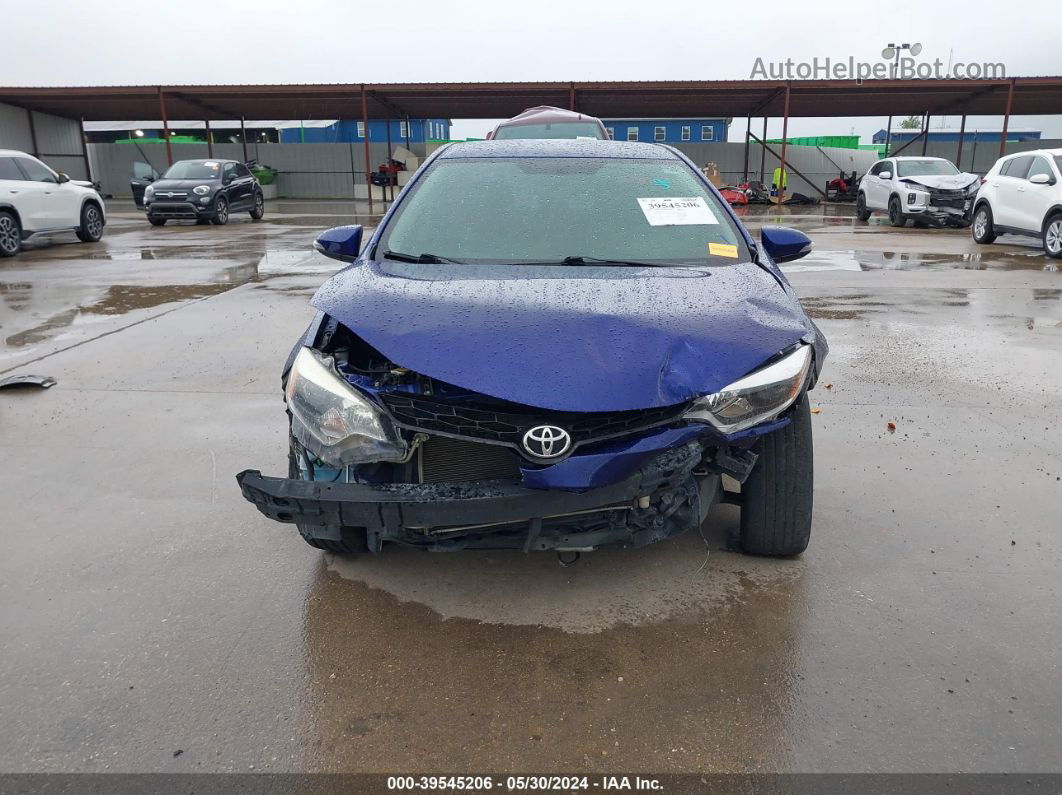 2015 Toyota Corolla S Plus Dark Blue vin: 2T1BURHE7FC242154