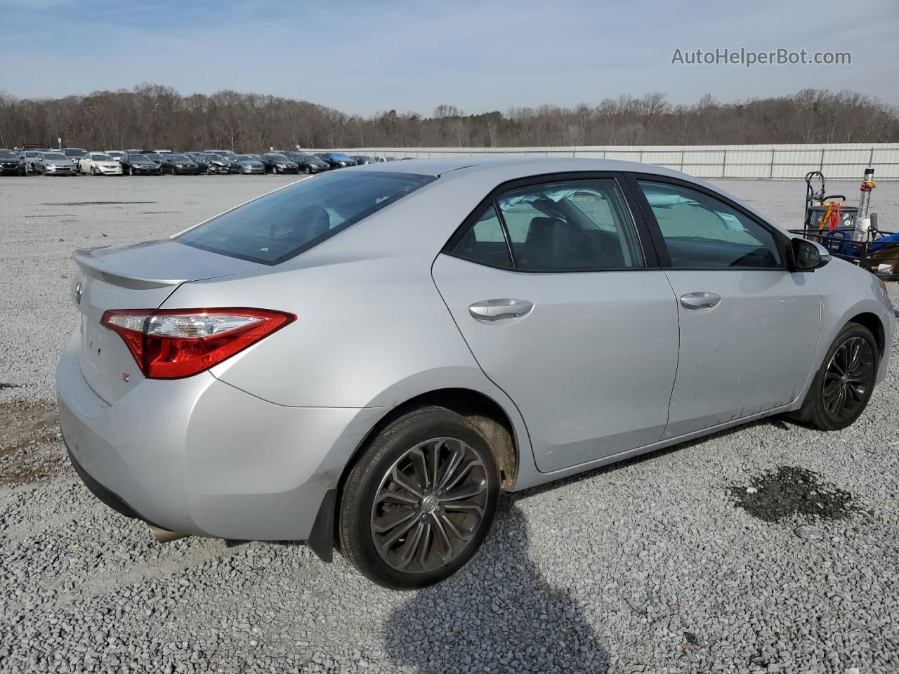 2015 Toyota Corolla L Серый vin: 2T1BURHE7FC250626