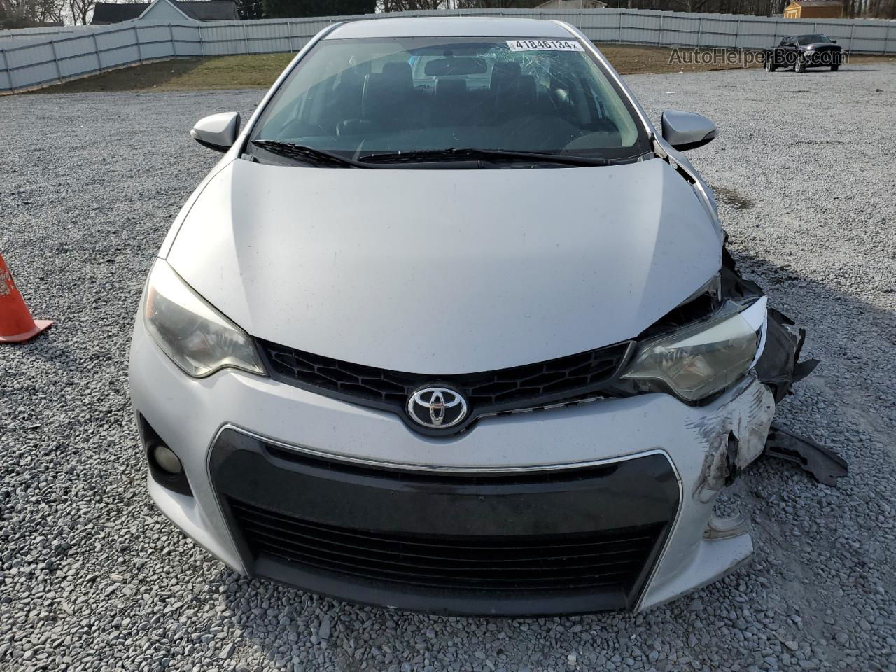 2015 Toyota Corolla L Gray vin: 2T1BURHE7FC250626