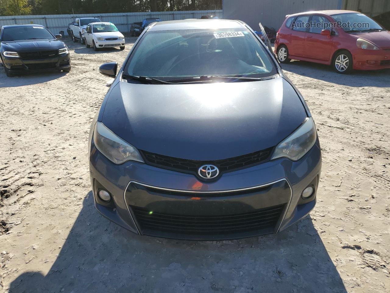 2015 Toyota Corolla L Charcoal vin: 2T1BURHE7FC252344