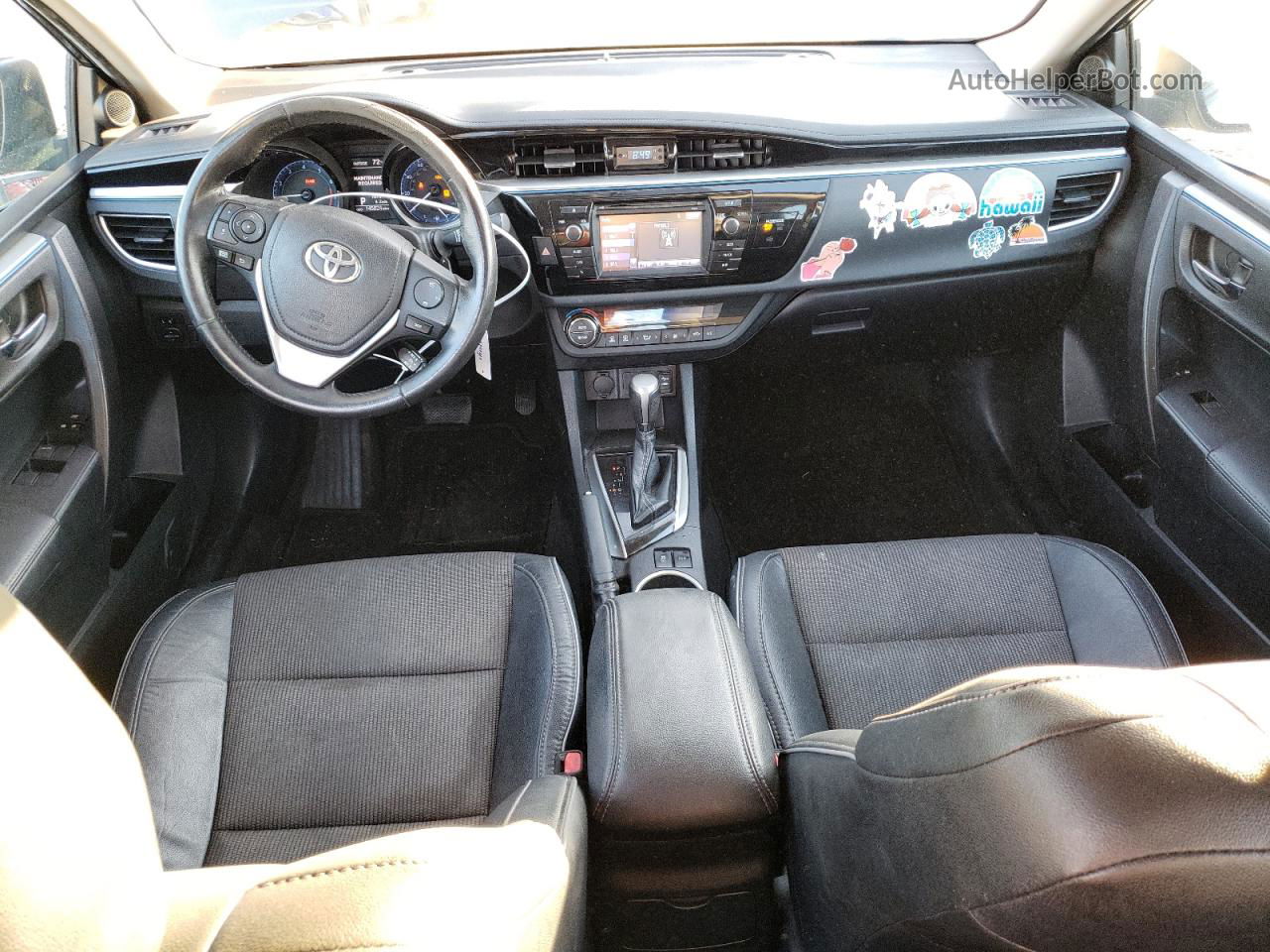 2015 Toyota Corolla L Синий vin: 2T1BURHE7FC275896