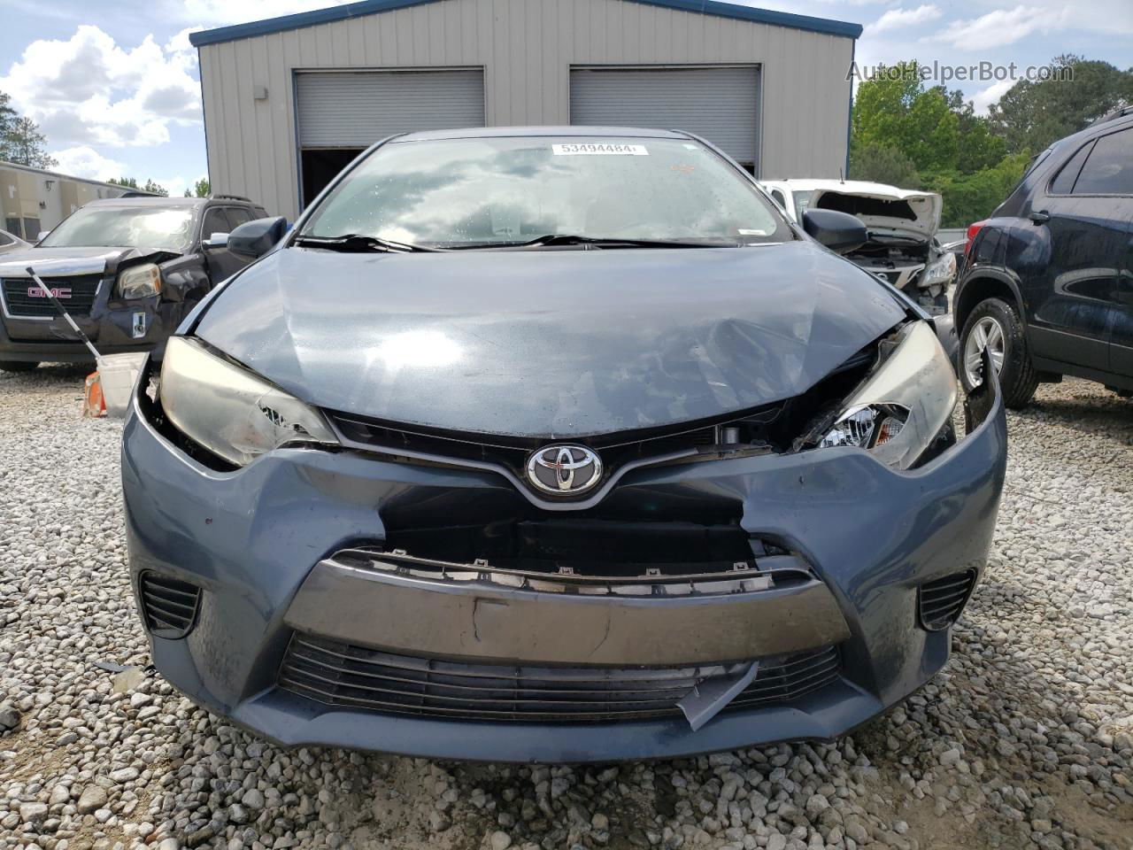 2019 Toyota Corolla L Gray vin: 2T1BURHE7FC297364