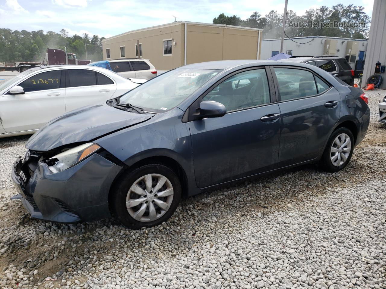 2019 Toyota Corolla L Gray vin: 2T1BURHE7FC297364