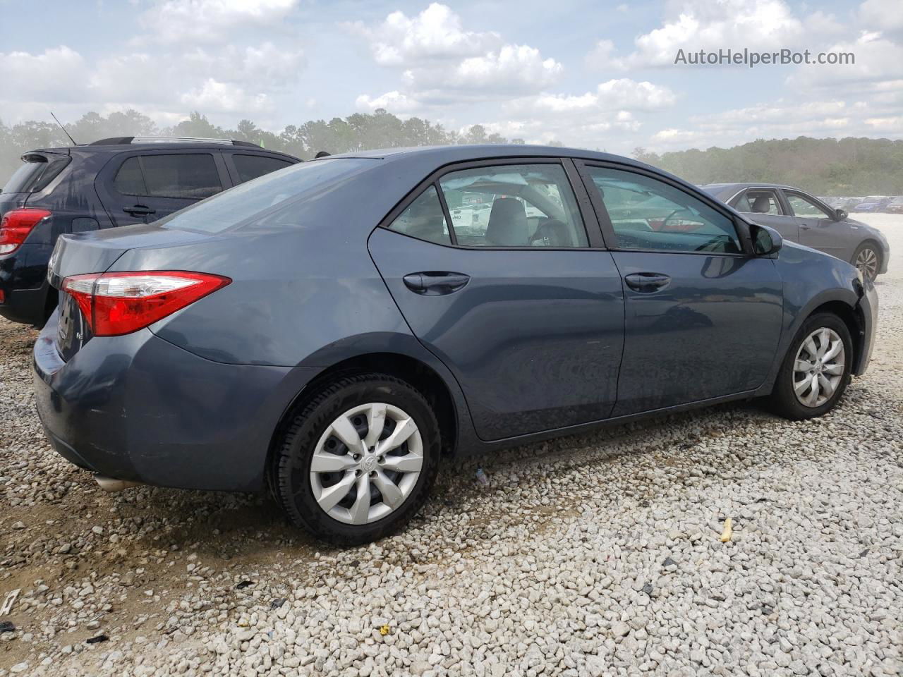 2019 Toyota Corolla L Gray vin: 2T1BURHE7FC297364