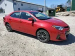 2015 Toyota Corolla L Red vin: 2T1BURHE7FC299146