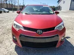 2015 Toyota Corolla L Red vin: 2T1BURHE7FC299146