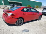 2015 Toyota Corolla L Red vin: 2T1BURHE7FC299146