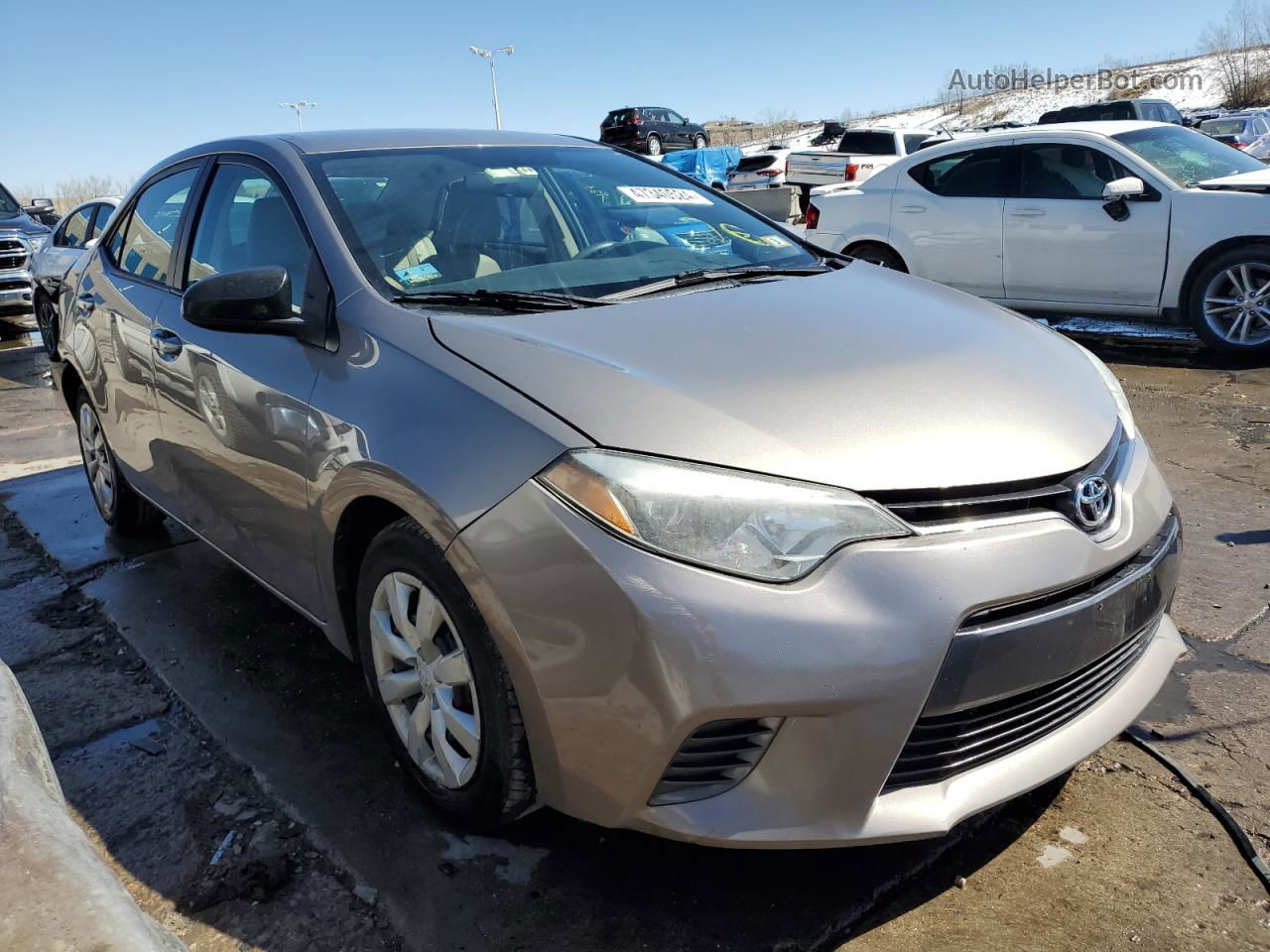 2015 Toyota Corolla L Tan vin: 2T1BURHE7FC312154