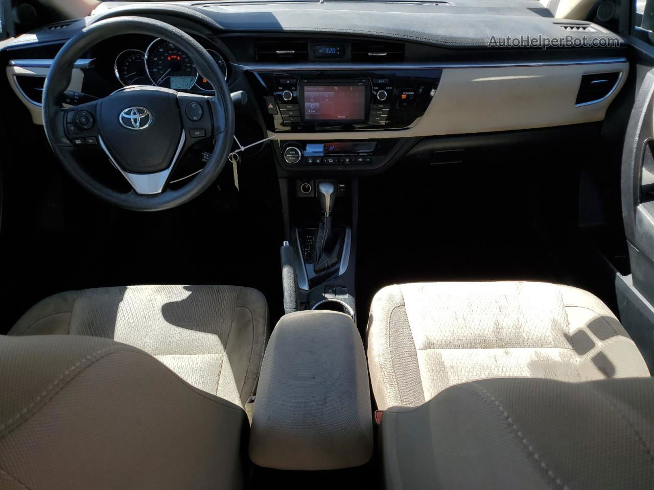 2015 Toyota Corolla L Tan vin: 2T1BURHE7FC312154