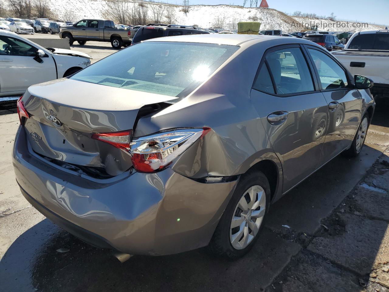 2015 Toyota Corolla L Tan vin: 2T1BURHE7FC312154