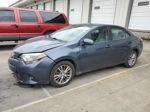 2015 Toyota Corolla L Blue vin: 2T1BURHE7FC312882