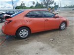 2015 Toyota Corolla L Orange vin: 2T1BURHE7FC340861