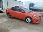 2015 Toyota Corolla L Orange vin: 2T1BURHE7FC340861