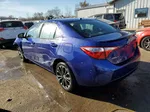 2015 Toyota Corolla L Blue vin: 2T1BURHE7FC344795