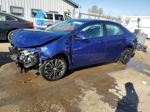 2015 Toyota Corolla L Синий vin: 2T1BURHE7FC344795