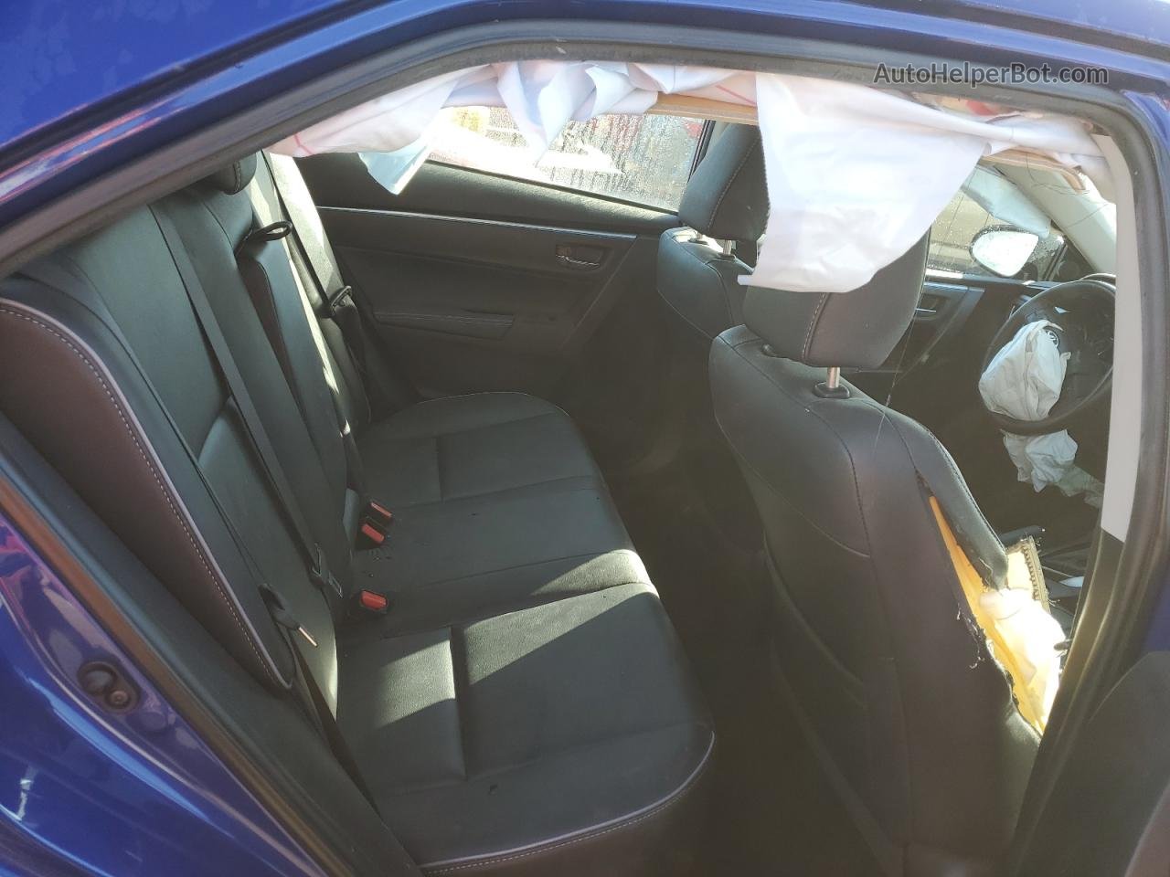 2015 Toyota Corolla L Синий vin: 2T1BURHE7FC344795