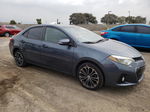 2015 Toyota Corolla L Blue vin: 2T1BURHE7FC345901