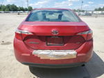 2015 Toyota Corolla L Red vin: 2T1BURHE7FC362813