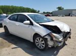 2015 Toyota Corolla L White vin: 2T1BURHE7FC365713