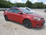 2015 Toyota Corolla L Red vin: 2T1BURHE7FC371849