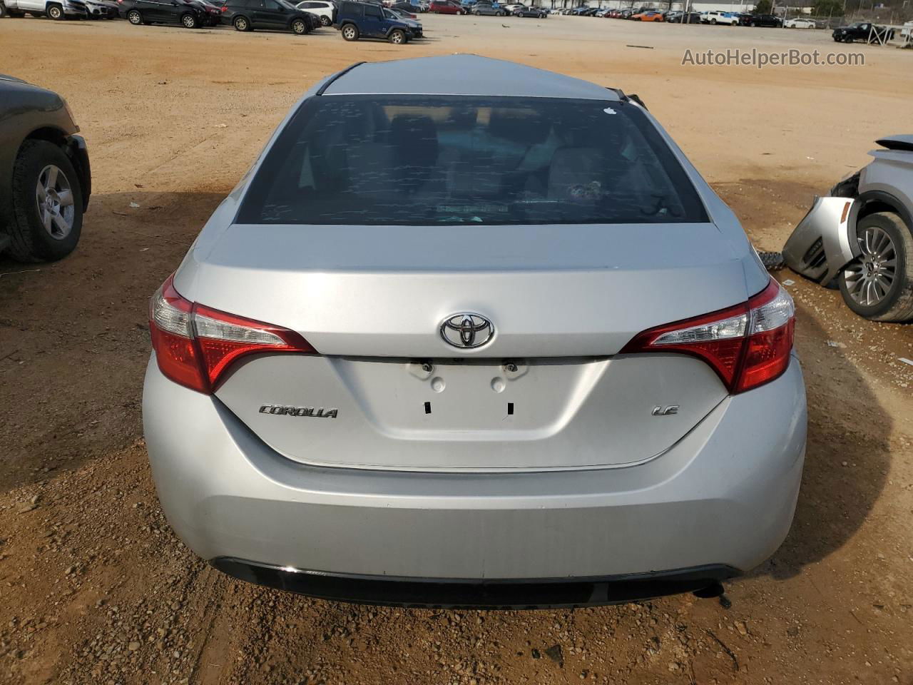 2015 Toyota Corolla L Silver vin: 2T1BURHE7FC388036