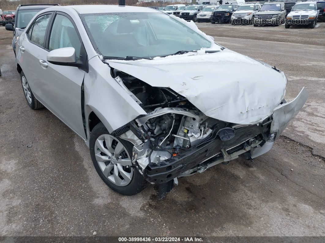 2015 Toyota Corolla Le Серебряный vin: 2T1BURHE7FC404316