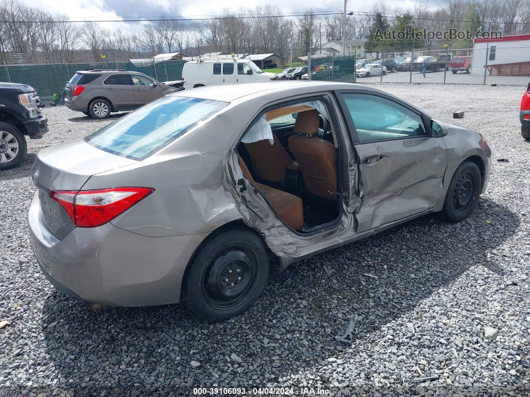 2015 Toyota Corolla Le Silver vin: 2T1BURHE7FC411427