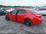 2015 Toyota Corolla Le Red vin: 2T1BURHE7FC440040