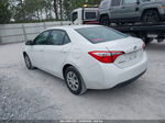 2016 Toyota Corolla L Белый vin: 2T1BURHE7GC498165