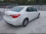 2016 Toyota Corolla L Белый vin: 2T1BURHE7GC498165