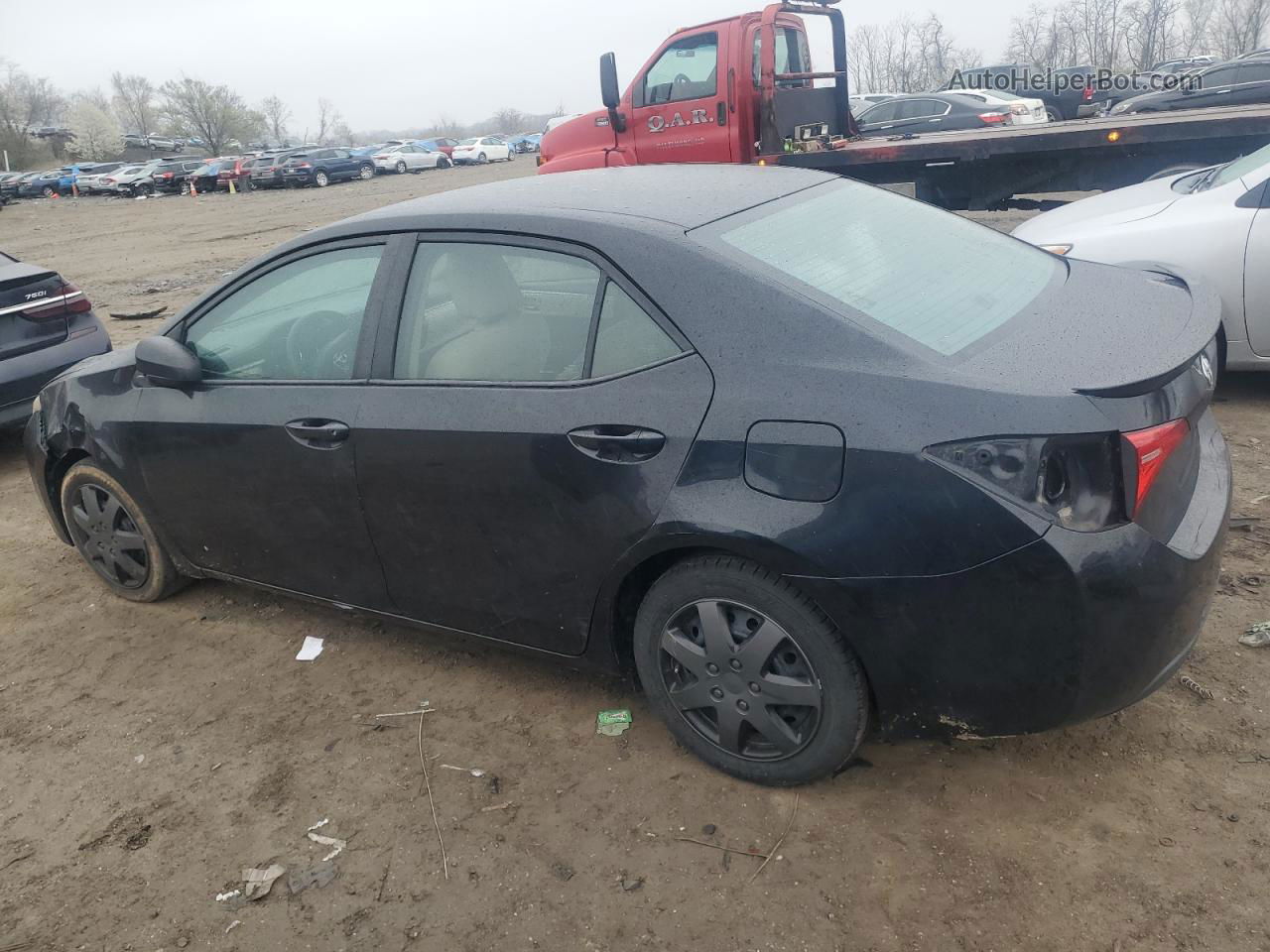 2016 Toyota Corolla L Black vin: 2T1BURHE7GC539250