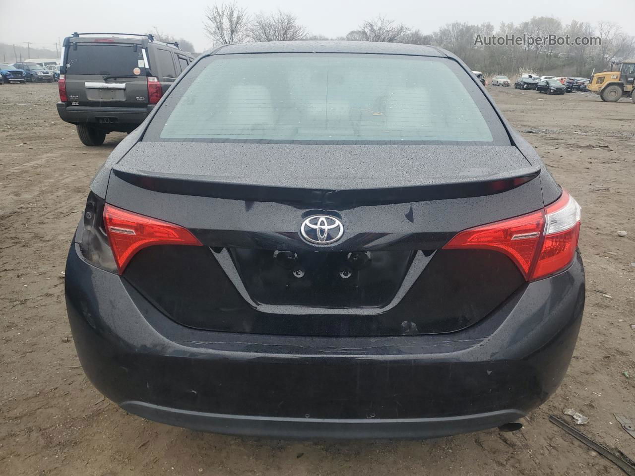 2016 Toyota Corolla L Black vin: 2T1BURHE7GC539250