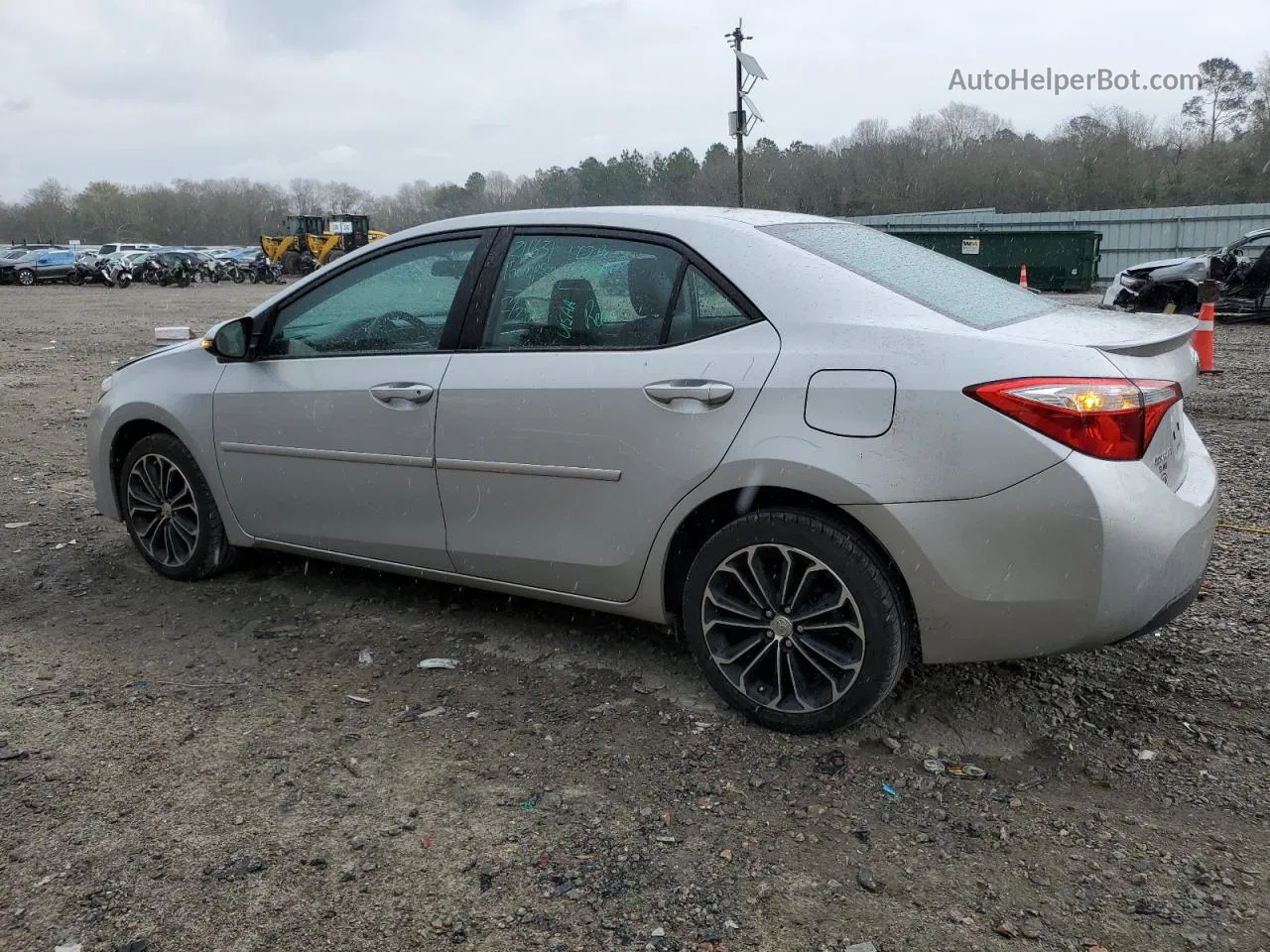 2016 Toyota Corolla L Silver vin: 2T1BURHE7GC555013