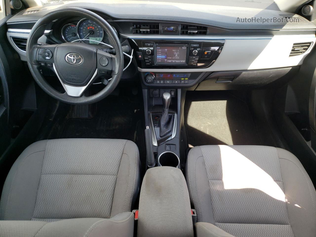 2016 Toyota Corolla L Серый vin: 2T1BURHE7GC570465