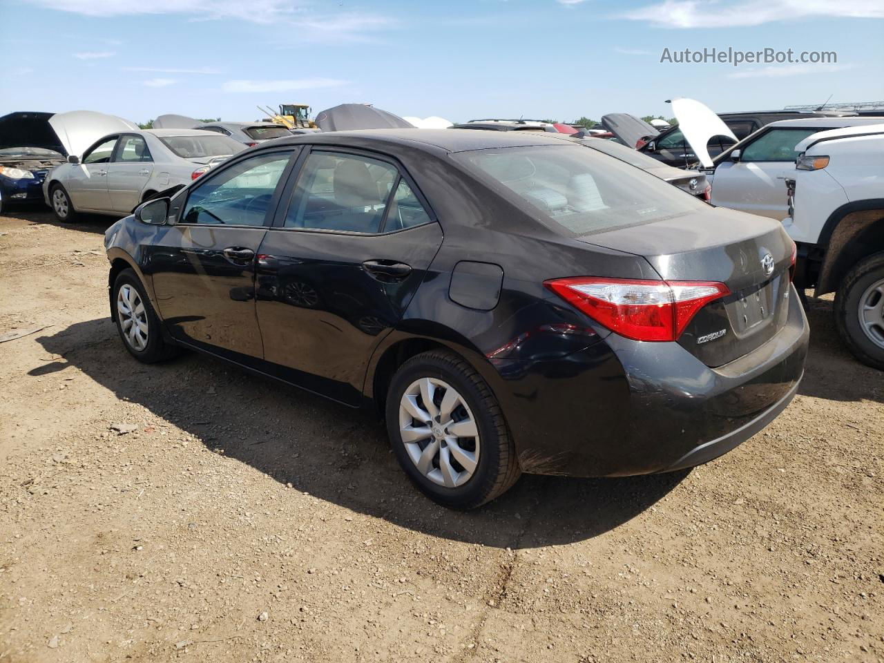 2016 Toyota Corolla L Gray vin: 2T1BURHE7GC570465