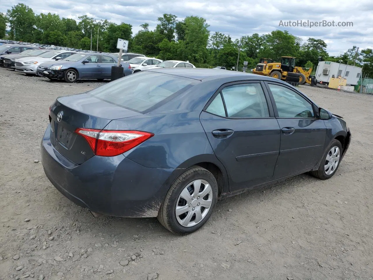 2016 Toyota Corolla L Gray vin: 2T1BURHE7GC598198