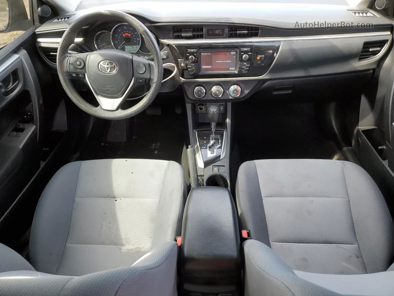 2016 Toyota Corolla L Серый vin: 2T1BURHE7GC599075