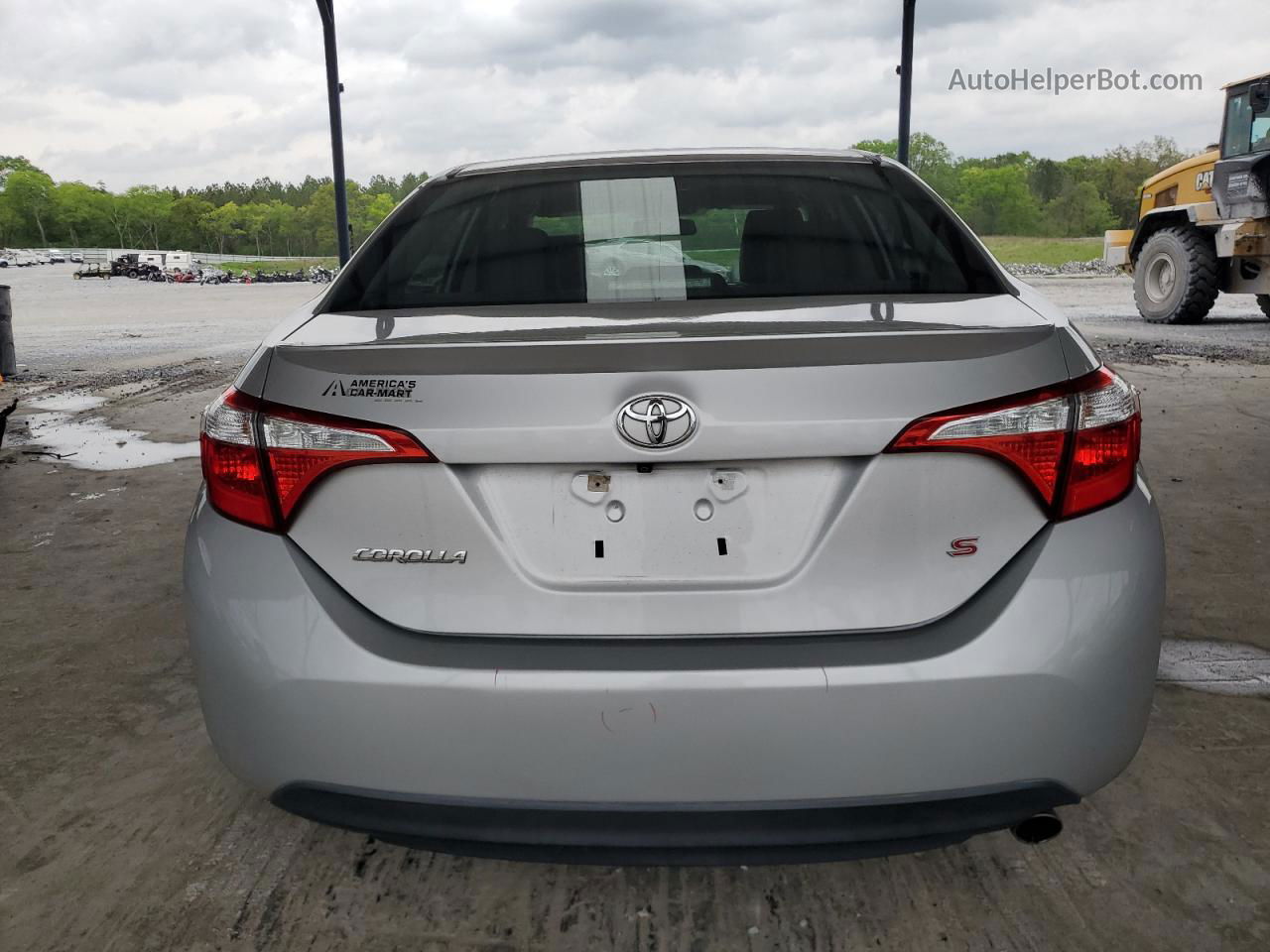 2016 Toyota Corolla L Silver vin: 2T1BURHE7GC614352