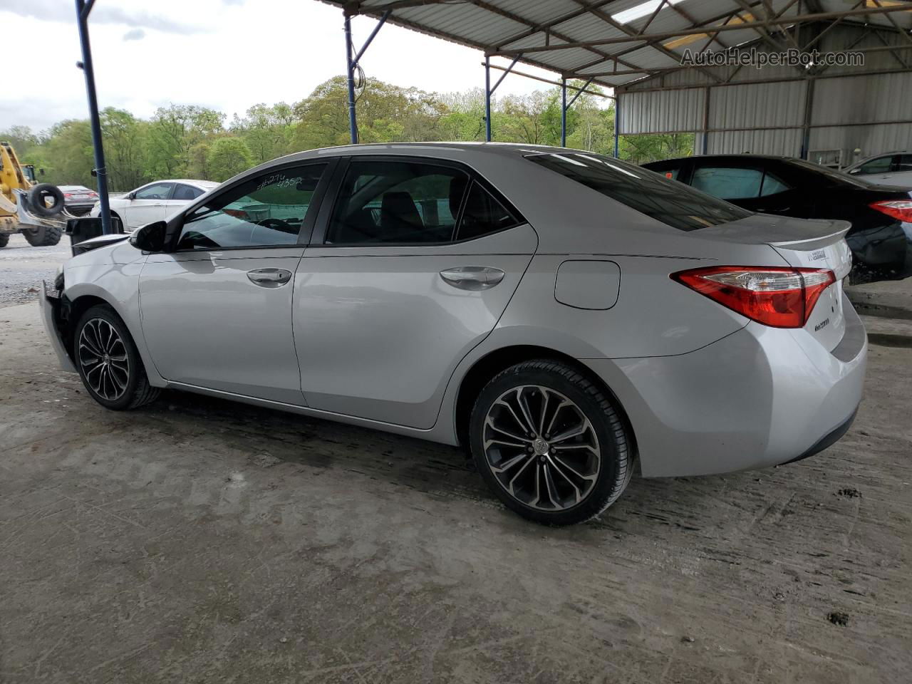 2016 Toyota Corolla L Silver vin: 2T1BURHE7GC614352