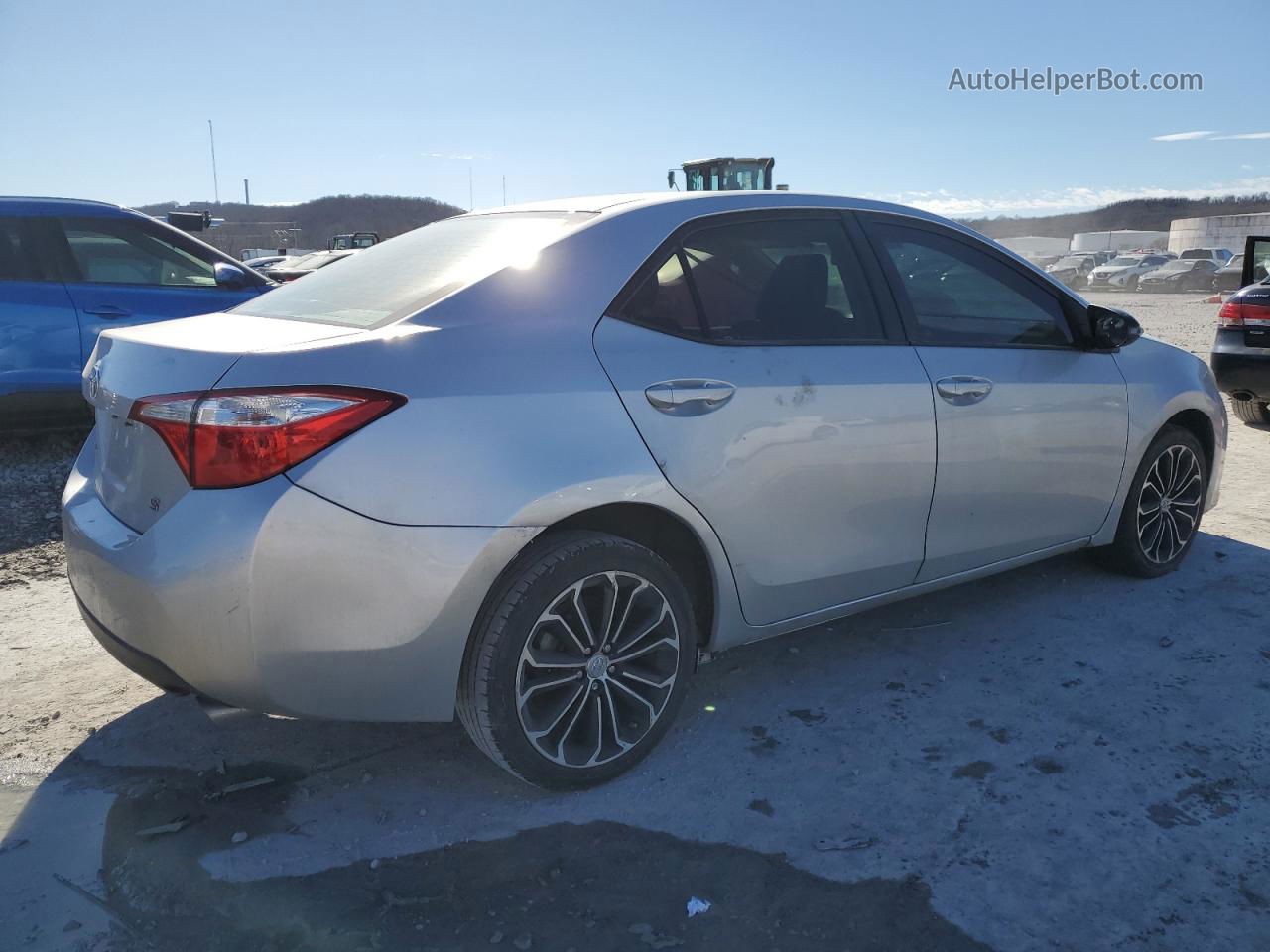 2016 Toyota Corolla L Silver vin: 2T1BURHE7GC637940