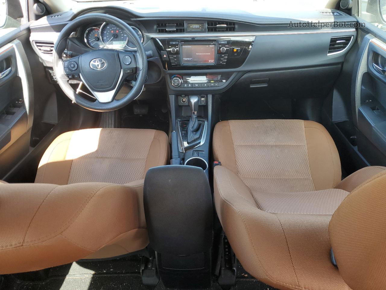 2016 Toyota Corolla L Серый vin: 2T1BURHE7GC640918