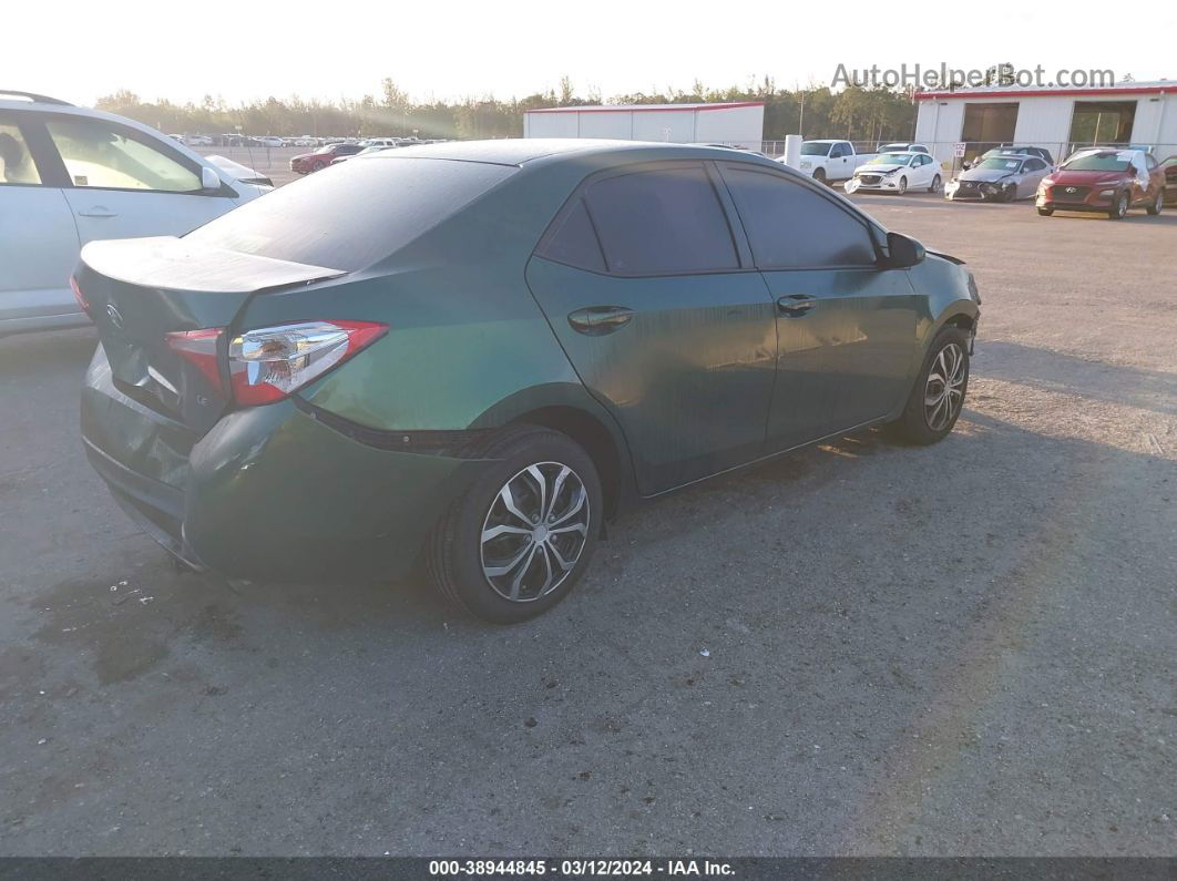 2016 Toyota Corolla Le Green vin: 2T1BURHE7GC692730