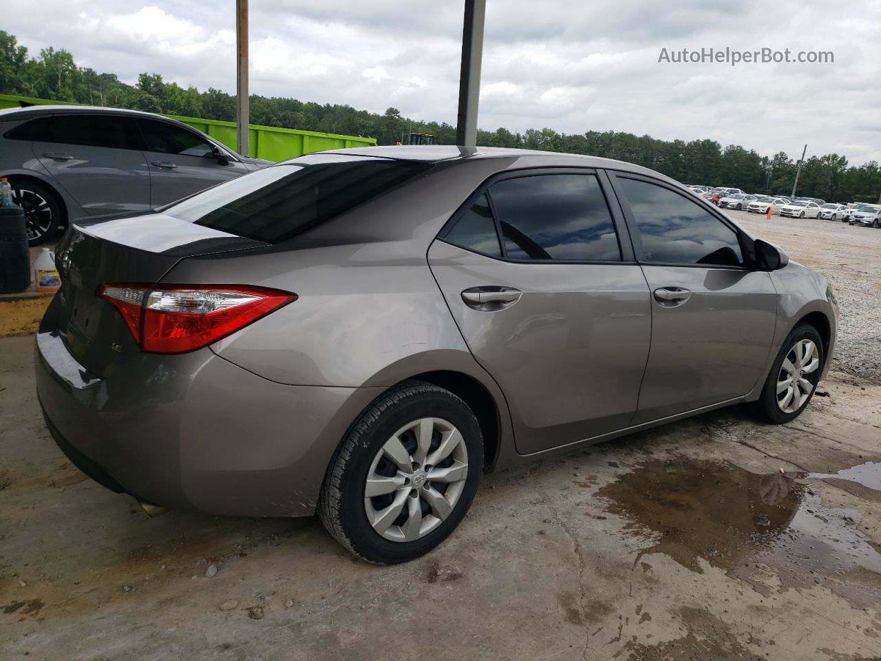 2016 Toyota Corolla L Tan vin: 2T1BURHE7GC738413