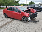 2017 Toyota Corolla L Red vin: 2T1BURHE7HC749218