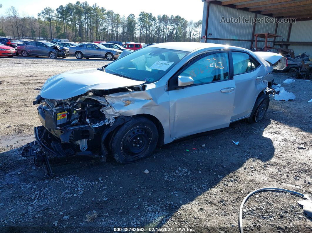 2017 Toyota Corolla Le Silver vin: 2T1BURHE7HC772806