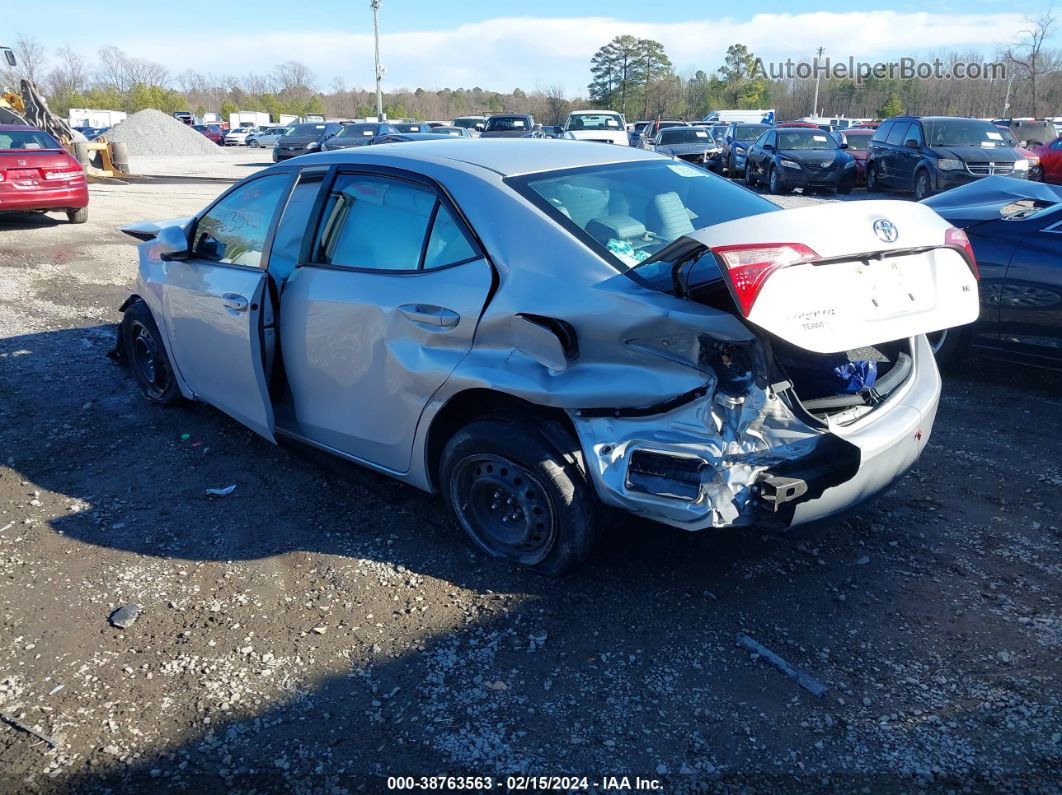 2017 Toyota Corolla Le Silver vin: 2T1BURHE7HC772806