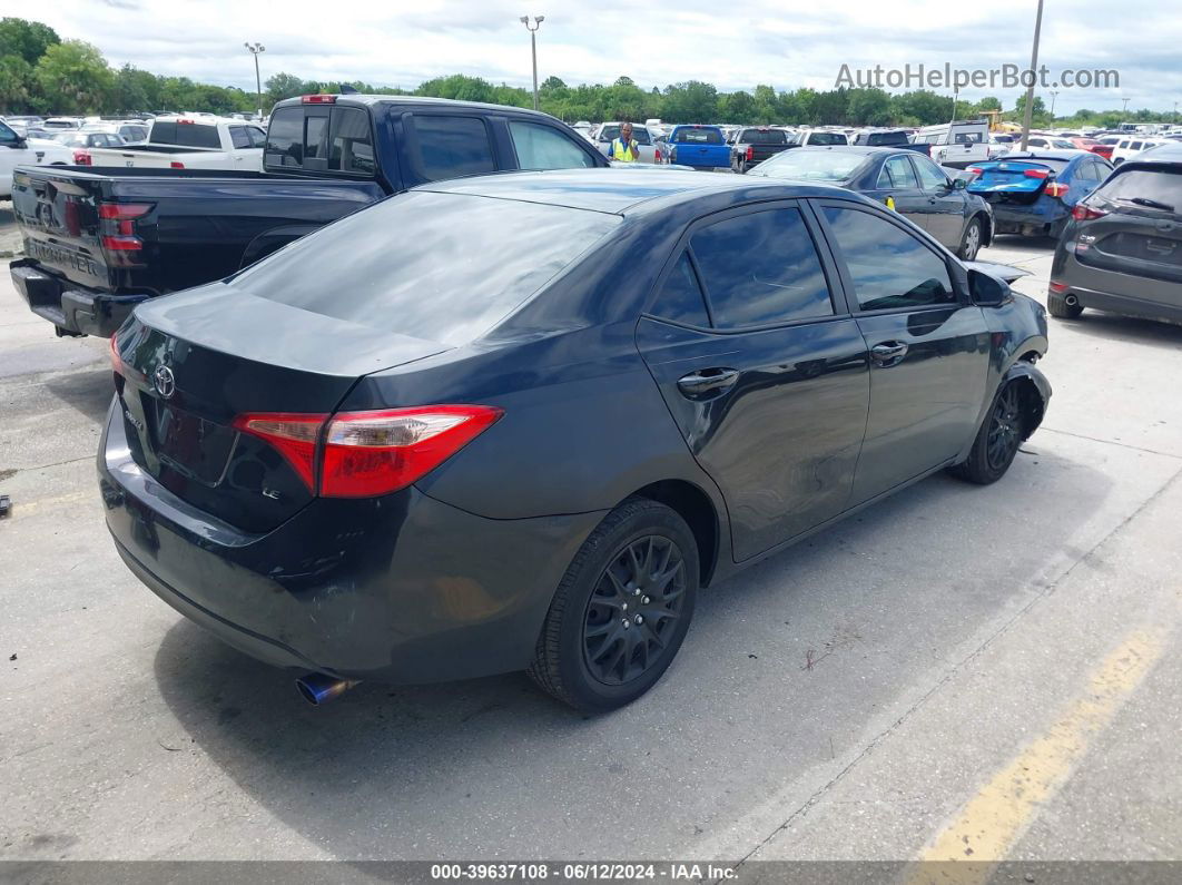 2017 Toyota Corolla Le Black vin: 2T1BURHE7HC782624