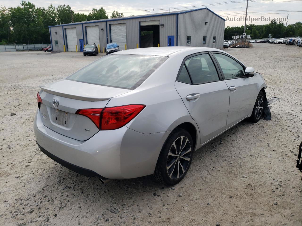 2017 Toyota Corolla L Silver vin: 2T1BURHE7HC782705